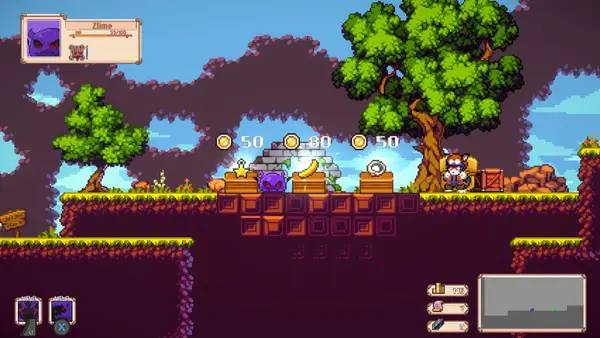 Пример визуального стиля и графики игры Zlime  Return Of Demon Lord