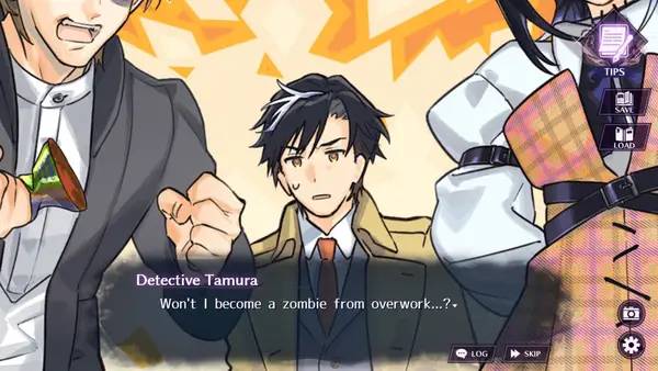 Пример визуального стиля и графики игры Zombie Police  Christmas Dancing with Police Zombies