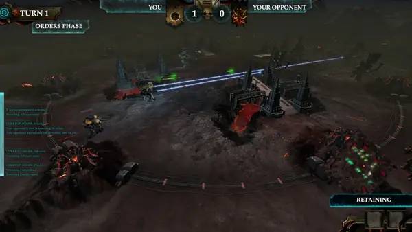 Процесс взаимодействия с другими участниками Adeptus Titanicus Dominus