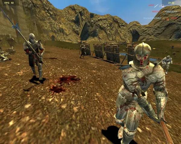 Процесс взаимодействия с другими участниками Age of Chivalry