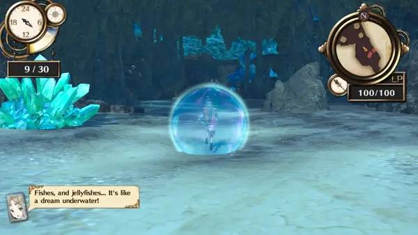Процесс взаимодействия с другими участниками Atelier Firis  The Alchemist and the Mysterious Journey
