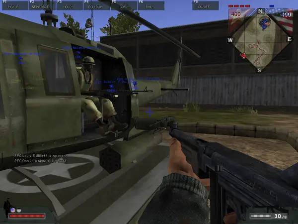 Процесс взаимодействия с другими участниками Battlefield Vietnam - Operation Remembrance