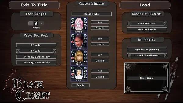 Процесс взаимодействия с другими участниками Black Closet