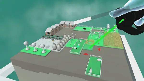 Процесс взаимодействия с другими участниками Block'hood VR