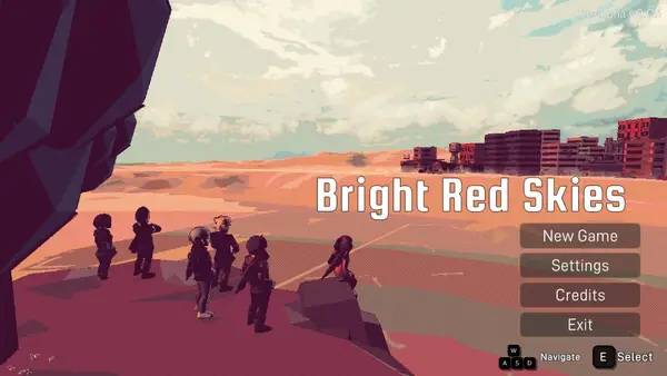 Процесс взаимодействия с другими участниками Bright Red Skies