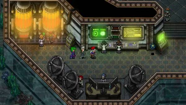 Процесс взаимодействия с другими участниками Cosmic Star Heroine