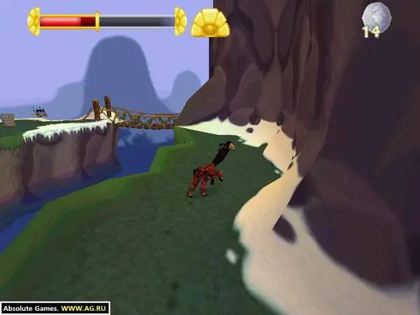 Процесс взаимодействия с другими участниками Disney's The Emperor's New Groove Action Game