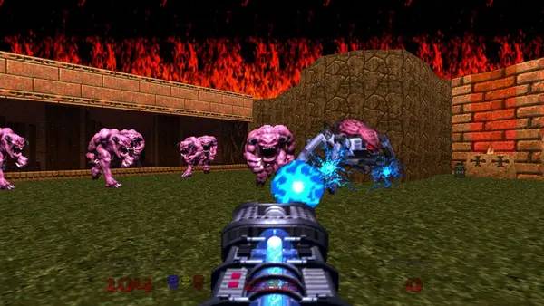 Процесс взаимодействия с другими участниками DOOM 64
