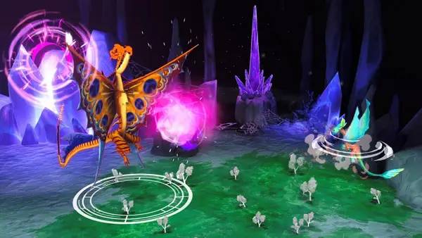 Процесс взаимодействия с другими участниками DreamWorks Dragons Legends of The Nine Realms