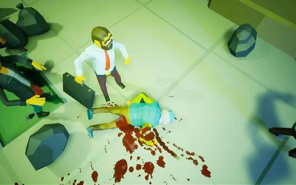 Процесс взаимодействия с другими участниками Drunken Fist — Totally Accurate Beat ’em up