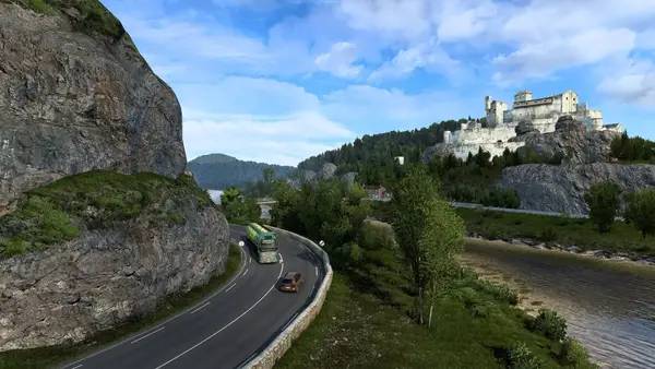 Процесс взаимодействия с другими участниками Euro Truck Simulator 2 - Vive la France !