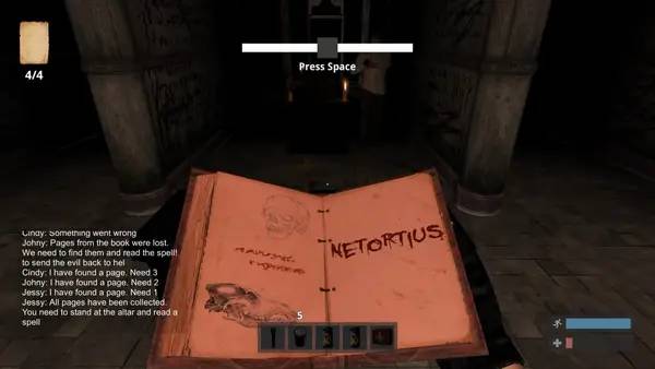 Процесс взаимодействия с другими участниками Evil Tag