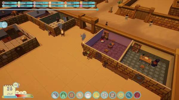 Процесс взаимодействия с другими участниками Fable Hospital