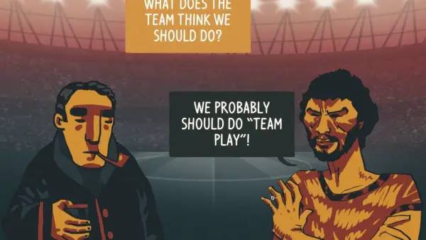 Процесс взаимодействия с другими участниками Football Drama