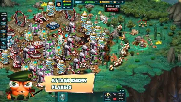 Процесс взаимодействия с другими участниками Galaxy Life