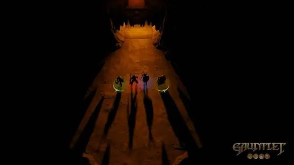 Процесс взаимодействия с другими участниками Gauntlet Slayer Edition