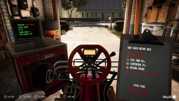 Процесс взаимодействия с другими участниками Gearhead Karting Simulator - Mechanic and Racing