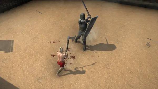 Процесс взаимодействия с другими участниками Gladio and Glory