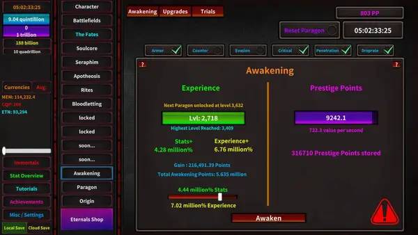 Процесс взаимодействия с другими участниками Godsbane Idle