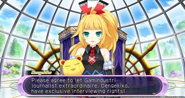 Процесс взаимодействия с другими участниками Hyperdimension Neptunia U Action Unleashed