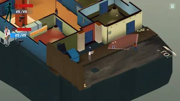 Процесс взаимодействия с другими участниками LA Cops