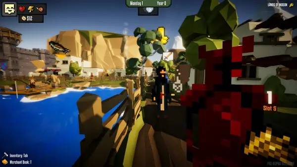 Процесс взаимодействия с другими участниками Medieval Shopkeeper Simulator