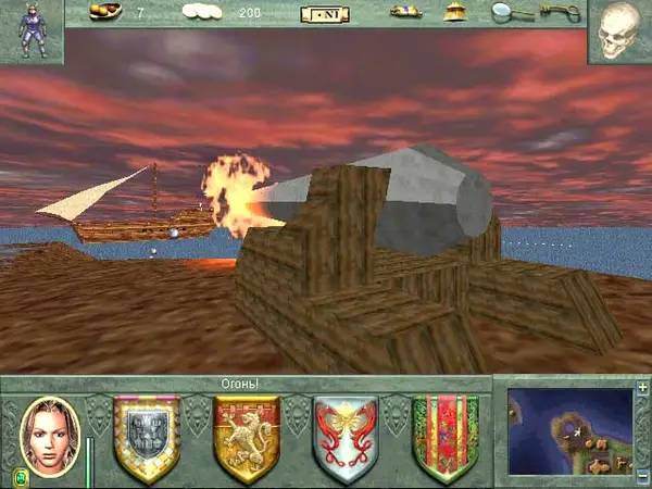 Процесс взаимодействия с другими участниками Might and Magic 8  Day of the Destroyer