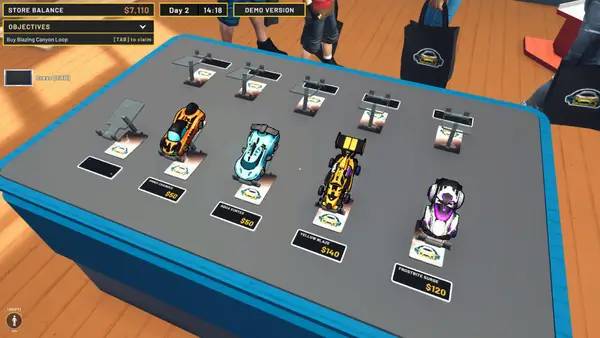 Процесс взаимодействия с другими участниками Mini Racer Car Shop Simulator