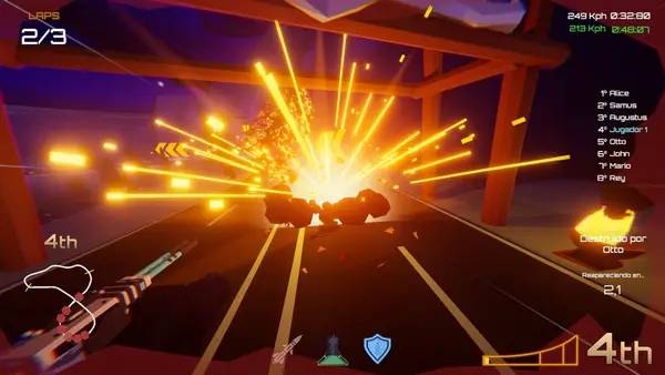 Процесс взаимодействия с другими участниками Motor Strike Racing Rampage