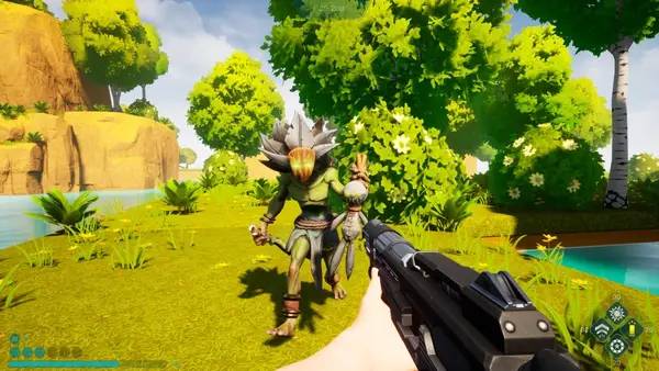 Процесс взаимодействия с другими участниками Neon Horizon Eclipse