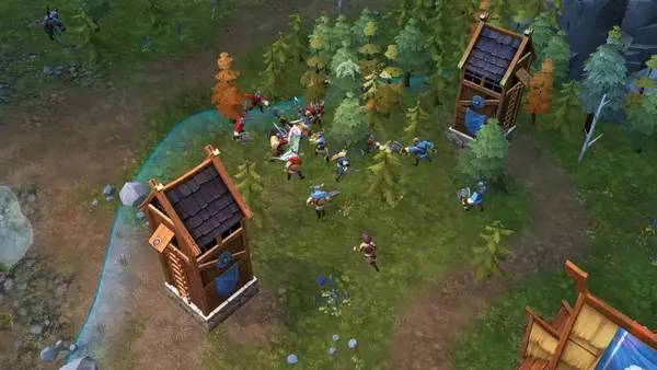 Процесс взаимодействия с другими участниками Northgard