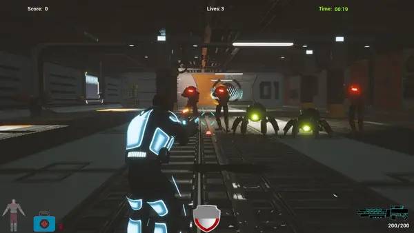 Процесс взаимодействия с другими участниками Omega Commando