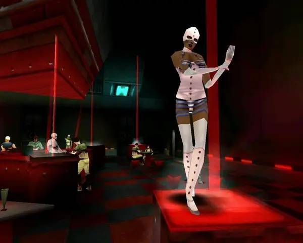 Процесс взаимодействия с другими участниками Omikron The Nomad Soul