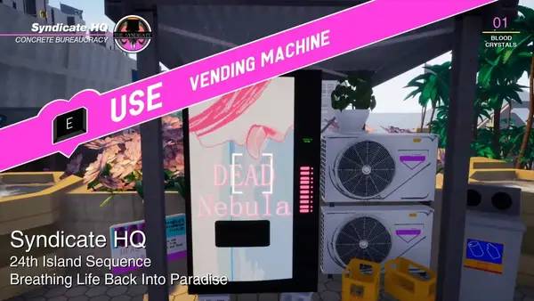 Процесс взаимодействия с другими участниками Paradise Killer