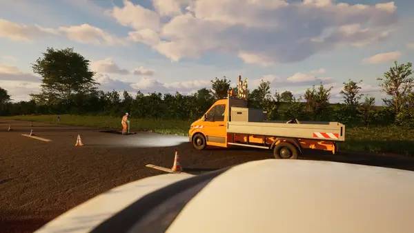 Процесс взаимодействия с другими участниками Road Maintenance Simulator 2 - Winter Services