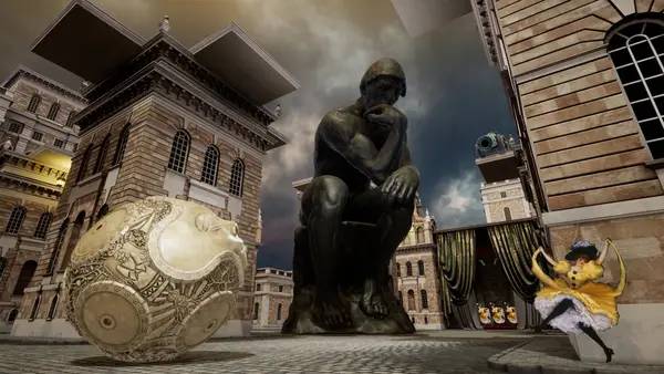 Процесс взаимодействия с другими участниками Rock of Ages 2 Bigger & Boulder