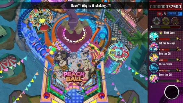 Процесс взаимодействия с другими участниками SENRAN KAGURA Peach Ball