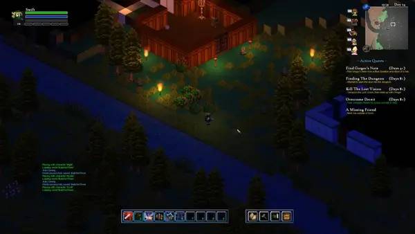 Процесс взаимодействия с другими участниками Shards of Azuria