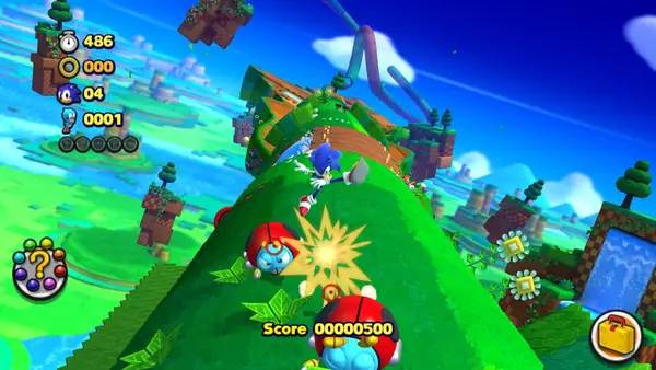 Процесс взаимодействия с другими участниками Sonic Lost World