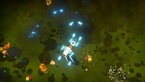 Процесс взаимодействия с другими участниками Space Scavenger