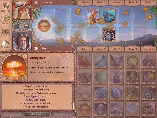 Процесс взаимодействия с другими участниками Spectromancer