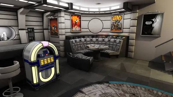 Процесс взаимодействия с другими участниками Star Wars Pinball VR