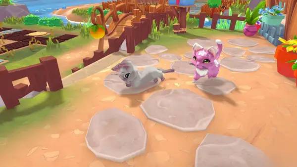 Процесс взаимодействия с другими участниками Sugardew Island - Your cozy farm shop