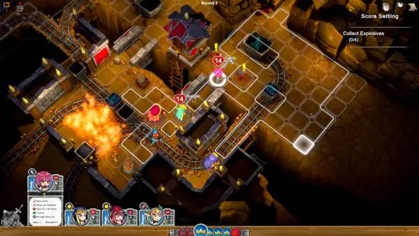 Процесс взаимодействия с другими участниками Super Dungeon Tactics