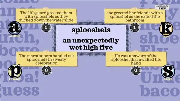 Процесс взаимодействия с другими участниками The Jackbox Party Pack 6