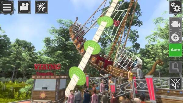 Процесс взаимодействия с другими участниками Theme Park Simulator Rollercoaster Paradise