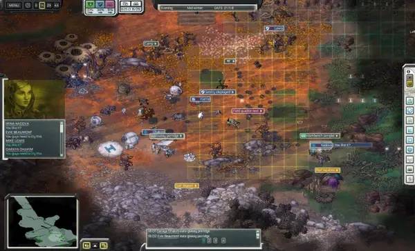 Процесс взаимодействия с другими участниками Unclaimed World