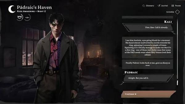 Процесс взаимодействия с другими участниками Vampire  The Masquerade - Reckoning of New York