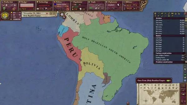 Процесс взаимодействия с другими участниками Victoria 2  Heart of Darkness - Pop Demand Mod Ultimate