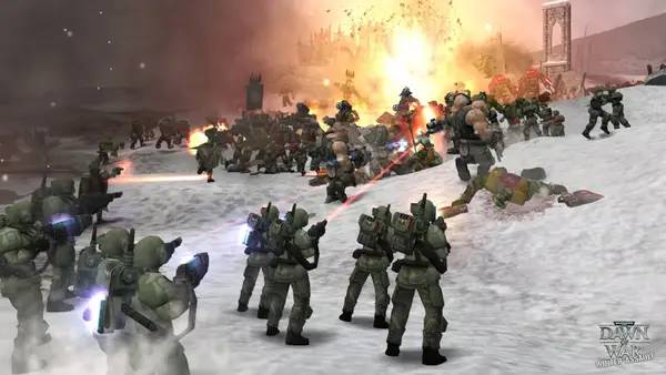 Процесс взаимодействия с другими участниками Warhammer 40,000 Dawn of War – Winter Assault